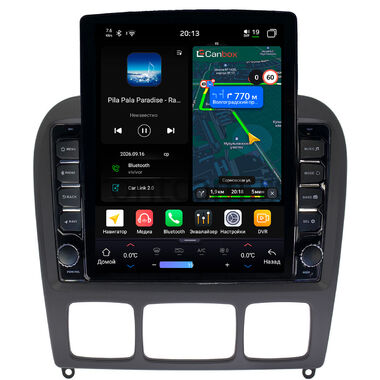 Mercedes S-klasse (w220) 1998-2005 Canbox H-Line 6613-9151 на Android 14 (4G-SIM, 6/128, DSP, QLed, Tesla)