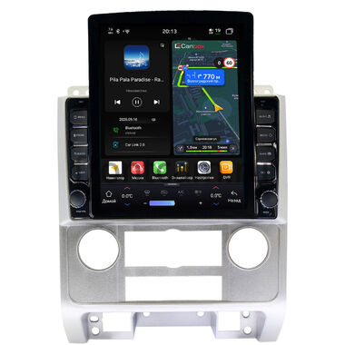 Ford Escape 2 2007-2012 (серебрянная) Canbox H-Line 6612-9278 на Android 14 (4G-SIM, 4/64, DSP, QLed, Tesla)