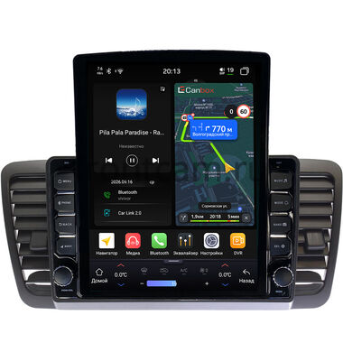 Subaru Legacy 4, Outback 3 2003-2009 (для авто без цветного дисплея, левый руль) Canbox H-Line 6612-9351 на Android 14 (4G-SIM, 4/64, DSP, QLed, Tesla)