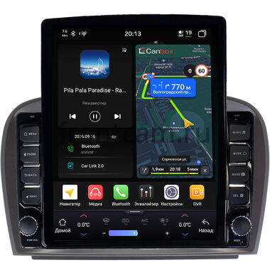 Mercedes-Benz SL (R230) 2006-2011 Canbox H-Line 6612-9403 на Android 14 (4G-SIM, 4/64, DSP, QLed, Tesla)