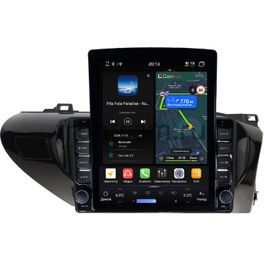 Toyota Hilux 8 2015-2026 (руль справа) Canbox H-Line 6613-10-0208 на Android 14 (4G-SIM, 6/128, DSP, QLed, Tesla) (для любой комплектации)