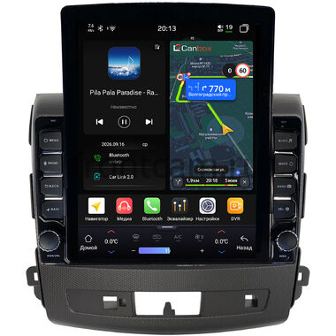 Peugeot 4007 2007-2012 Canbox H-Line 6612-9-004-1 без Rockford на Android 14 (4G-SIM, 4/64, DSP, QLed, Tesla)