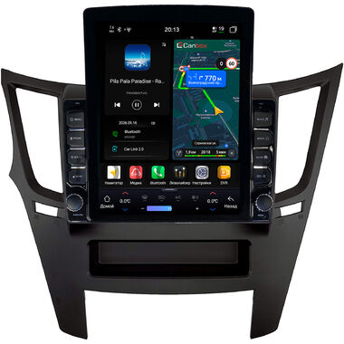 Subaru Legacy 5, Outback 4 2009-2014 (черная, левый руль) Canbox H-Line 6613-9-0087 на Android 14 (4G-SIM, 6/128, DSP, QLed, Tesla)