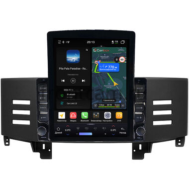 Toyota Mark X 2004-2009 (для авто с монитором, серая) Canbox H-Line 6613-9-6645 на Android 14 (4G-SIM, 6/128, DSP, QLed, Tesla)