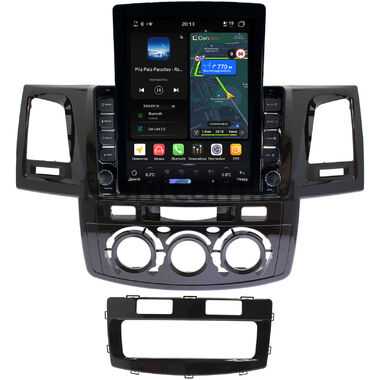 Toyota Fortuner, Hilux 7 2004-2015 (с кондиционером или климат-контролем) Canbox H-Line 6613-9414 на Android 14 (4G-SIM, 6/128, DSP, QLed, Tesla)
