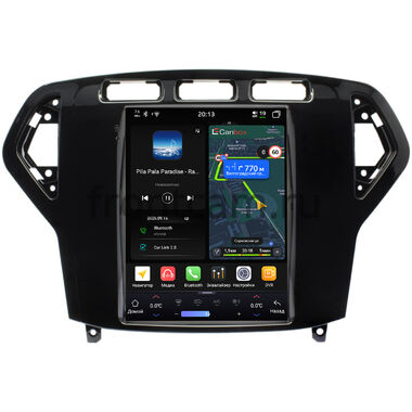 Ford Mondeo 4 2006-2010 Canbox H-Line (Tesla style) 9.7 дюймов 6/128 6623-FR140A на Android 14 (4G-SIM, DSP, QLed)