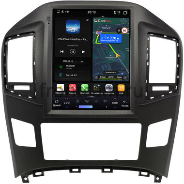 Hyundai Grand Starex, H1 2 2015-2021 Canbox H-Line (Tesla style) 9.7 дюймов 4/64 6622-HY207A на Android 14 (4G-SIM, DSP, QLed)