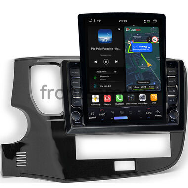 Mitsubishi Outlander 3 2020-2024 (глянец) Canbox H-Line 6612-10-1153 на Android 14 (4G-SIM, 4/64, DSP, QLed, Tesla)