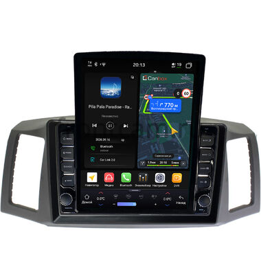 Jeep Grand Cherokee 3 (WK) 2004-2007 (руль слева) Canbox H-Line 6613-10-1193 на Android 14 (4G-SIM, 6/128, DSP, QLed, Tesla)