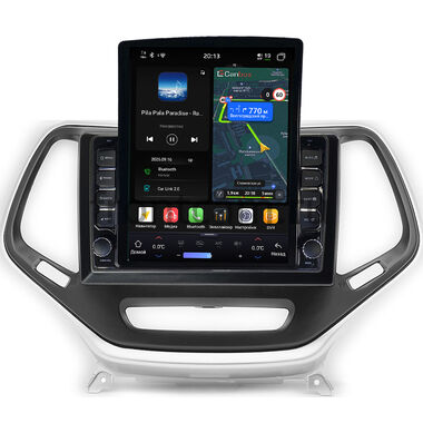 Jeep Cherokee 5 (KL) 2013-2024 Canbox H-Line 6613-10-811 на Android 14 (4G-SIM, 6/128, DSP, QLed, Tesla)