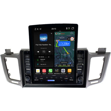 Toyota RAV4 4 (XA40) 2012-2019 Canbox H-Line 6613-1002 (для авто с одной камерой) на Android 14 (4G-SIM, 6/128, DSP, QLed, Tesla)
