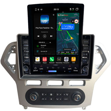 Ford Mondeo 4 2006-2010 Canbox H-Line 6612-1016 встроенный климат на Android 14 (4G-SIM, 4/64, DSP, QLed, Tesla)