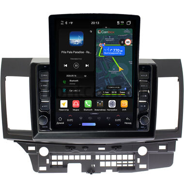 Mitsubishi Lancer 10 2007-2017 (для авто с Rockford) Canbox H-Line 6612-1047 на Android 14 (4G-SIM, 4/64, DSP, QLed, Tesla)