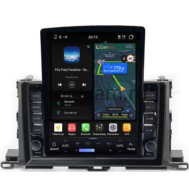 Toyota Highlander 3 (U50) 2013-2019 Canbox H-Line 6613-1035 на Android 14 (4G-SIM, 6/128, DSP, QLed, Tesla)