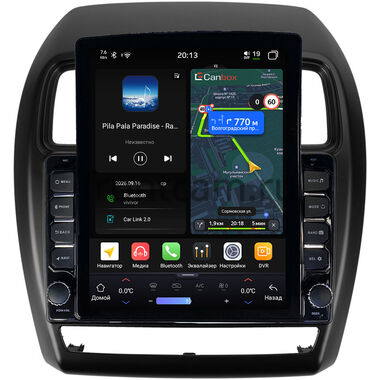 Mitsubishi ASX, Outlander Sport, RVR 3 2015-2024 Canbox H-Line 6613-9-1162 на Android 14 (4G-SIM, 6/128, DSP, QLed, Tesla)