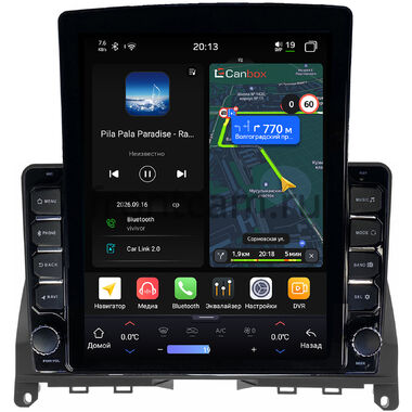 Mercedes-Benz C-klasse (w204) 2006-2011 (черная) Canbox H-Line 6612-9-702 на Android 14 (4G-SIM, 4/64, DSP, QLed, Tesla)