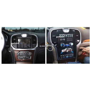 CarMedia NH-1301 для Chrysler 300C 2 (2011-2015) Tesla Style (стиль тесла) на Android 9.0
