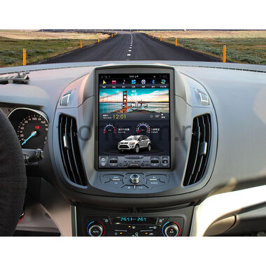 CarMedia ZF-1002-DSP для Ford Kuga II 2012-2019 Tesla Style (стиль тесла) на Android 9.0