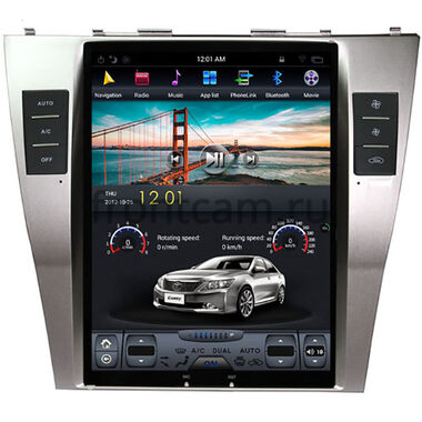 CarMedia ZF-1033-DSP для Toyota Camry XV40 (2006-2011) Tesla Style (стиль тесла) на Android 9.0