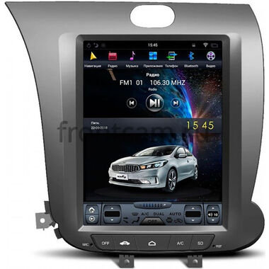 CarMedia ZF-1056-DSP для Kia Cerato 3 (2013-2020) Tesla Style (стиль тесла) на Android 9.0