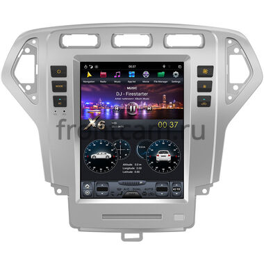 CarMedia ZF-1119-DSP для Ford Modeo IV 2007-2010 Tesla Style (стиль тесла) на Android 9.0