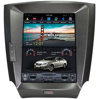 CarMedia ZF-1130-DSP для Lexus IS II (2005-2013) Tesla Style (стиль тесла) на Android 9.0
