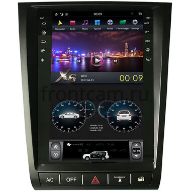 CarMedia ZF-1252H-DSP для Lexus GS 3 (2004-2011) Tesla Style (стиль тесла) на Android 9.0