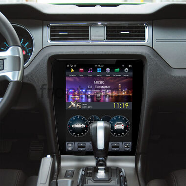 CarMedia ZF-1258-DSP для Ford Mustang V 2009-2014 Tesla Style (стиль тесла) на Android 9.0