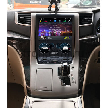 CarMedia ZF-1269H-DSP для Toyota Alphard 2 2008-2014 Tesla Style (стиль тесла) на Android 9.0