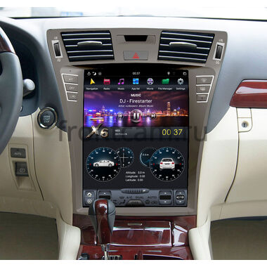 CarMedia ZF-1303L-DSP для Lexus LS 460, LS 600h (2006-2012) Tesla Style (стиль тесла) на Android 9.0