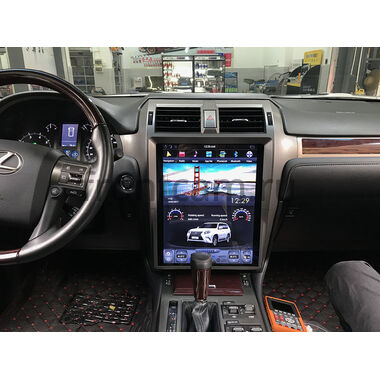 CarMedia ZF-1815-DSP для Lexus GX 460 2013-2019 Tesla Style (стиль тесла) на Android 9.0