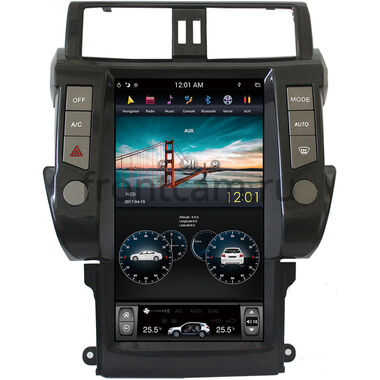 CarMedia ZF-1817H-DSP для Toyota LC Prado 150 2009-2013 Tesla Style на Android 9.0