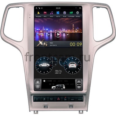 CarMedia ZF-1823G-DSP для Jeep Grand Cherokee 4 (WK2) 2013-2022 Tesla Style (стиль тесла) на Android 9.0