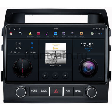 CarMedia ZF-6025H-DSP для Toyota Land Cruiser 200 2007-2015 Tesla Style (стиль тесла) на Android 9.0