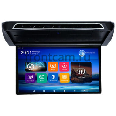 Потолочный Смарт ТВ ERGO ER1560AT 15.6"с электроприводом (1920x1080, Android) черный