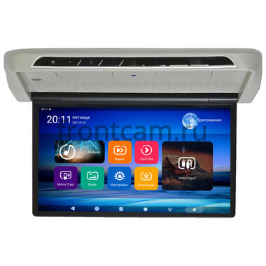 Потолочный Смарт ТВ ERGO ER1560AT 15.6"с электроприводом (1920x1080, Android) серый