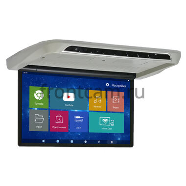 Потолочный Смарт ТВ ERGO ER1560AT 15.6"с электроприводом (1920x1080, Android) серый