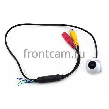 Универсальная врезная камера заднего вида cam-670 (AHD/CVBS 1080p, 170 градусов с отключаемой разметкой, ночная съемка, белая)