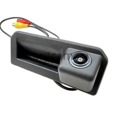 Камера заднего вида cam-122 для Audi, Skoda, Volkswagen, Porsche (в ручку) с отключаемой разметкой, AHD 720p, 170 градусов