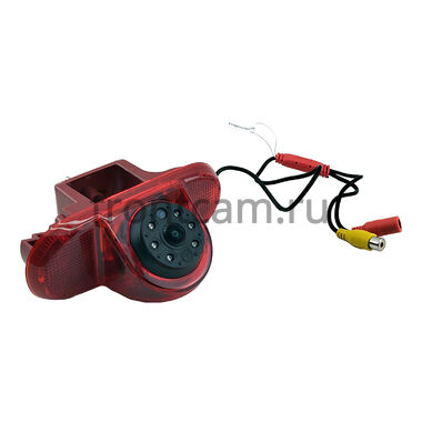Встроенная камера в стоп-сигнал cam-684 для Opel Vivaro A 2001-2014, Renault Trafic 2 2001-2014, Nissan Primastar 2002-2014 (AHD 1080p, 170 градусов)
