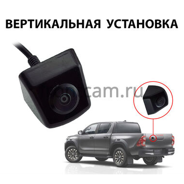 Камера заднего вида cam-715 вертикальная (на болтовом креплении, AHD 1080p, 170 градусов, с отключаемой разметкой, ночная съемка)
