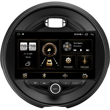 Mini Cooper Cabrio, Clubman, Countryman, Hatch (2013-2022) Canbox H-Line 3792-9133 на Android 10 (4G-SIM, 4/64, DSP, QLed)