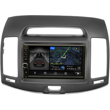 Hyundai Elantra 4 (HD) (2006-2011) (серая) Canbox M-Line 5601-RP-11-065-235 на Android 10 (4G-SIM, 2/32, DSP, IPS) С крутилкой
