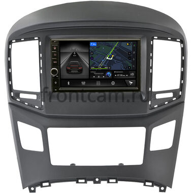 Hyundai H1 2, Grand Starex 2015-2021 (черная) Canbox M-Line 5601-RP-11-604-282 на Android 10 (4G-SIM, 2/32, DSP, IPS) С крутилкой