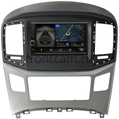 Hyundai H1 2, Grand Starex 2015-2021 (черный,серебро) Canbox H-Line 5602-RP-11-610-283 на Android 10 (4G-SIM, 4/32, DSP, IPS) С крутилкой