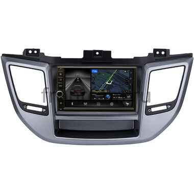 Hyundai Tucson III 2015-2018 (черный,серебро) Canbox H-Line 5603-RP-11-613-284 на Android 10 (4G-SIM, 4/64, DSP, IPS) С крутилкой