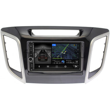 Hyundai Creta 2016-2021 (глянец) Canbox H-Line 5603-RP-11-657-287 на Android 10 (4G-SIM, 4/64, DSP, IPS) С крутилкой