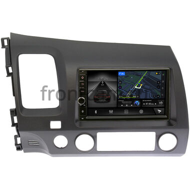 Honda Civic 8 4D 2005-2012 (левый руль, седан) Canbox H-Line 5602-RP-HNCV52-60 на Android 10 (4G-SIM, 4/32, DSP, IPS) С крутилкой