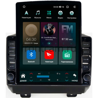 Jeep Wrangler 4 (JL) (2017-2023) Canbox H-Line 5611-9-327 на Android 10 (4G-SIM, 4/32, DSP, QLed, Tesla)