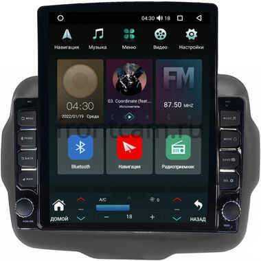 Jeep Renegade (2014-2024) Canbox H-Line 5613-9-629 на Android 10 (4G-SIM, 6/128, DSP, QLed, Tesla)